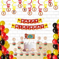 Fireman Swirls & Cup Cake Toppers Kit