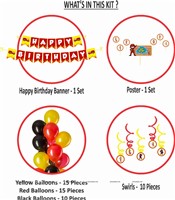 Fireman Swirls & Cup Cake Toppers Kit