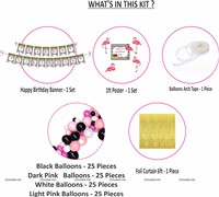 Black Flamingo Theme Golden Foil Kit