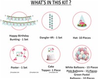 Flamingo Theme Party Hat Kit