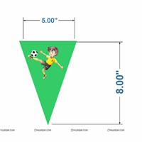 Football Flag Banner / Buntings