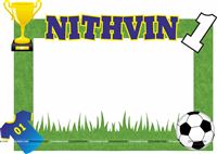 Football Photo Booth Frame