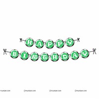 Football Happy Birthday Banner