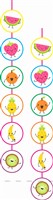 Fruits Theme Disc Dangler 