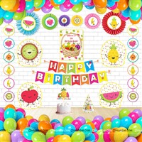 Fruits theme Paper Fan Kit