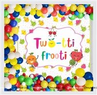 Backdrop Kits - Fruit basket theme birthday supplies