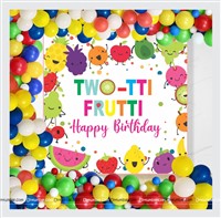 Backdrop Kits - Fruit basket theme birthday supplies