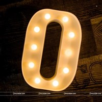 Alphabet O Marquee Light