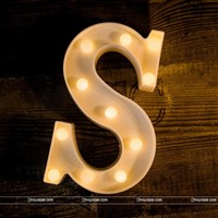 Alphabet S Marquee Light