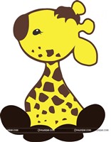 Giraffe Birthday theme Posters / Cutouts