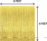 Haldi Foil Kit with Backdrop and Green Paper Fans