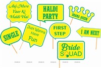 Haldi Party Photo Props 
