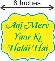 Haldi Party Photo Props 