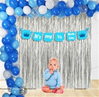 Blue Half Birthday Foil Kit (Pack of 54 pcs)
