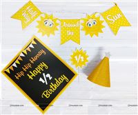 Sunshine theme Half Birthday Pack