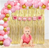 Pink Half Birthday Foil Kit (Pack of 54 pcs)