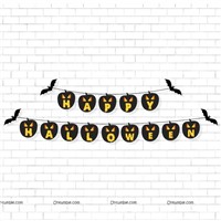 Halloween Theme Bunting