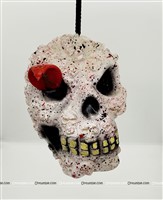 Hanging skull (White)