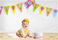 Hot Air Balloon Triangle Bunting (10 ft)