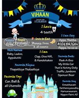 Chalkboard posters - Little Prince Theme Birthday Party | Prince Birthday Party