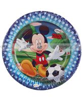 Birthday Party Plates - Mickey & Minnie Theme Birthday Party Supplies