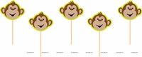 Monkey theme Cup Cake topper
