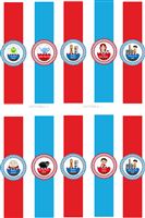 Nursery Rhymes Character Wrist Bands