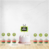 Panda theme Cup Cake topper 