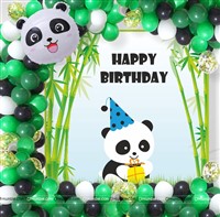 Backdrop Kits - Panda Theme Birthday Supplies