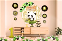 Backdrop Kits - Panda Theme Birthday Supplies