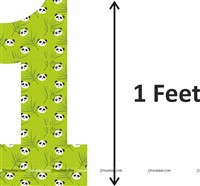 Panda Round Backdrop Kit