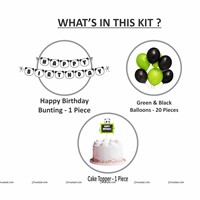 panda Theme Bunting , Topper and Balloons 