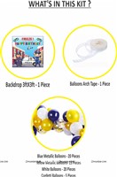 Police Theme Backdrop Kit