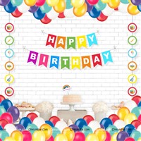 Multicolored Banner & Dangler Kit (Pack of 24 pcs)