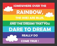 Rainbow Striped Backdrop