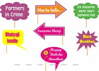 Photo Booth Props - Raksha Bandhan 