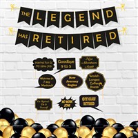 Legend Has Retired Banner Kit (Pack of 51 pcs)