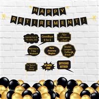 Happy Retirement Banner Kit (Pack of 51 pcs)