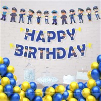 Police Theme Letter Bunting Kit 