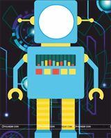 Robot theme photo booth