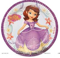 Birthday Party Plates - Sofia Princess Birthday Party Supplies