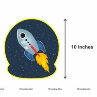 Space Theme Paper Fan Kit