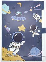 Space Theme File Folder With Button Lock