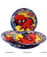 Spiderman Birthday Party Plate