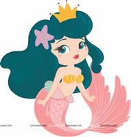 Pink Mermaid Poster