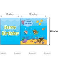 Underwater birthday theme Pinata