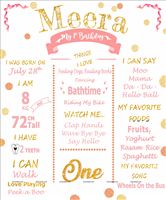 Chalkboard posters - Unicorn themed birthday party supplies & decorations