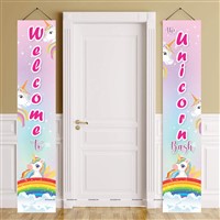 Unicorn Theme  Door Banners (Set of 2)