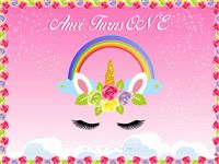 Unicorn Theme Backdrop