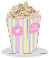 Unicorn Theme Pop Corn Cones